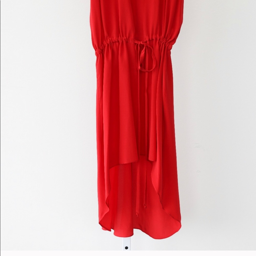 MASON by Michelle Mason red silk dress - Picture 5 of 5
